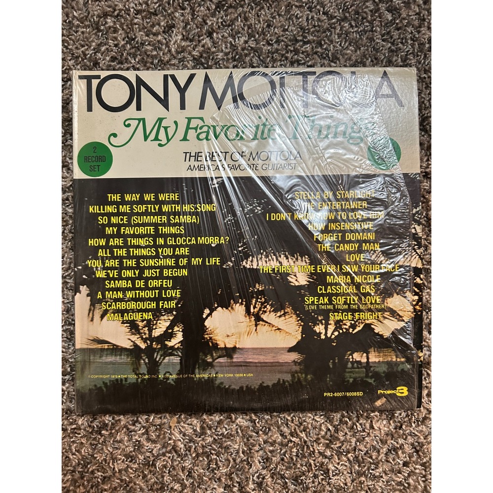 Tony Mottola My Favorite Things 2LPVinyl Record The Best of Mottola PR2-6007/8SD